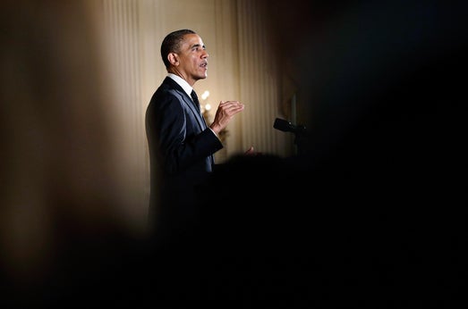 President Barack Obama delivers opening remarks to the White House Mental Health Conference in the East Room of the White House, June 3, 2013, in Washington, D.C.